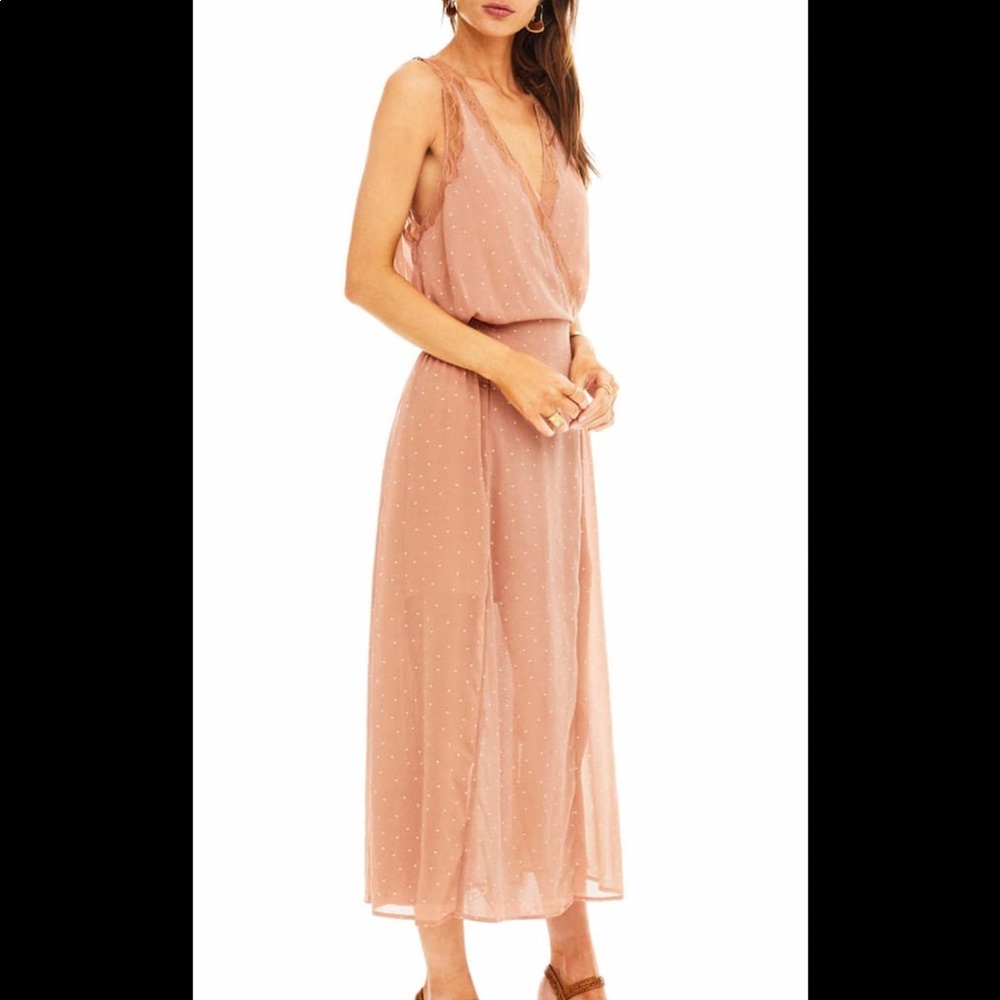 ASTR The Label Millie Midi Dress
